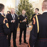 Novoročné prijatie príslušníkov ČS PSR