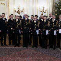Novoročné prijatie príslušníkov ČS PSR