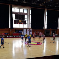 Taktické krídlo Sliač na športovom podujatí Floorball SK Liga