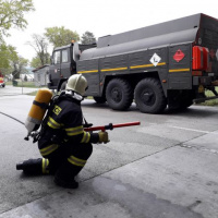 Výcvik Vojenskej hasičskej jednotky dk Kuchyňa