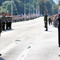 Vojenská prehliadka pri príležitosti 75. výročia SNP_Banská Bystrica