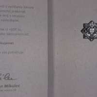 Čestný odznak ministra vnútra Slovenskej republiky COVID-19