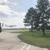 Odlet AN 124 z Pardubíc