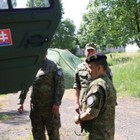 Príslušníci Základne nasaditeľných komunikačných a informačných systémov Ružomberok na medzinárodnom cvičení SLOVENSKÝ ŠTÍT 2021