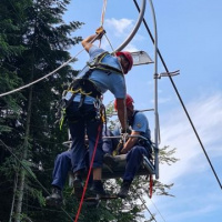 Hasičská jednotka krídla cvičila na Lysej