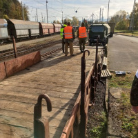 Výcvik profesionálnych vojakov v preprave po železnici