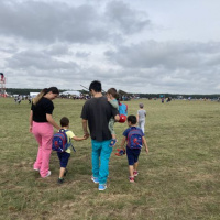 Deti z detského domova na medzinárodných leteckých dňoch