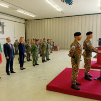 Rotácia príslušníkov talianskych ozbrojených síl na leteckej základni Kuchyňa