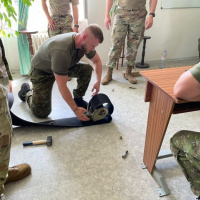 Výcvik BAK-12 na letisku v Kuchyni