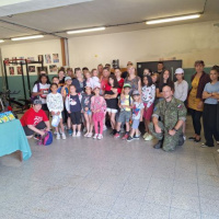 Deň s vojenskými hasičmi na letisku v Kuchyni