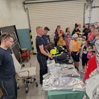 Deň s vojenskými hasičmi na letisku v Kuchyni