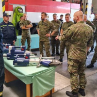 Vojenská rada veliteľa Vzdušný síl na letisku v Kuchyni