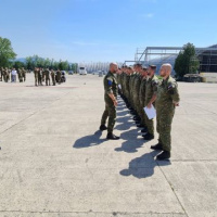 Vojenská rada veliteľa Vzdušný síl na letisku v Kuchyni