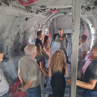 Zamestnanci z jadrovej elektrárne navštívili letisko v Kuchyni