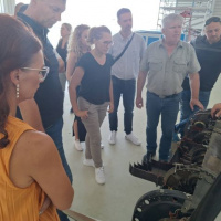 Zamestnanci z jadrovej elektrárne navštívili letisko v Kuchyni