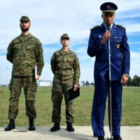 Slávnostný nástup ku dňu „Slovenského vojenského letectva“