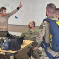 Príslušníci 46. krídla zabezpečovali taktické zoskoky s kyslíkom