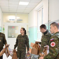 Mikulášska návšteva vojakov 