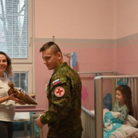 Mikulášska návšteva vojakov 