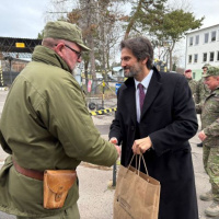 Štedrovečerná návšteva ministra obrany SR na leteckej základni v Kuchyni