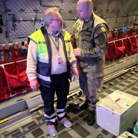 Vzdušné sily prepravovali vakcíny v rámci operácie KADAVER