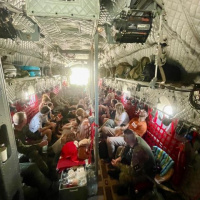 46. krídlo Kuchyňa pomáhalo pri evakuácii z Jordánska