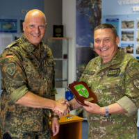 Zahraničná návšteva generála Gerhartza na Slovensku   