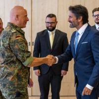 Zahraničná návšteva generála Gerhartza na Slovensku   