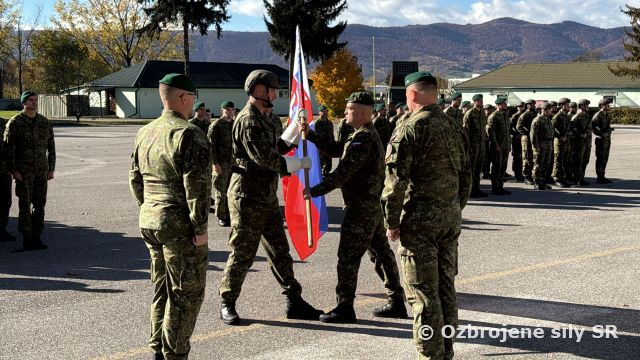 Rozlúčka s veliteľom 54. raketometného oddielu