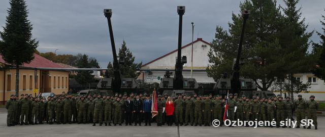 Rozlúčka s veliteľom 21.samohybného delostreleckého oddielu