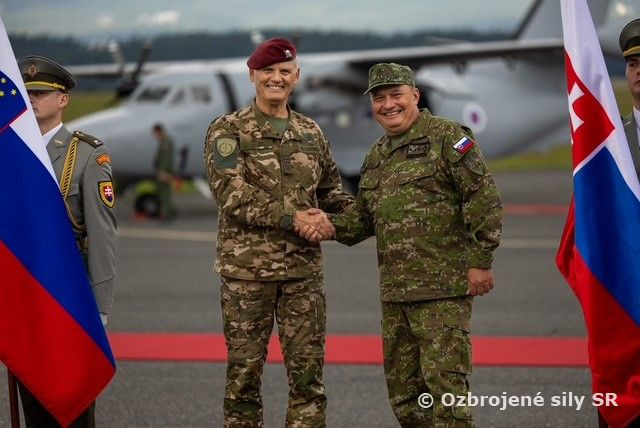 Zahraničná návšteva Náčelníka Generálneho štábu Slovinskej republiky na Slovensku