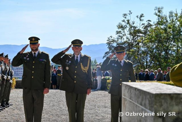 Pietna spomienka a kladenie vencov pri príležitosti osláv 81. výročia Slovenského národného povstania