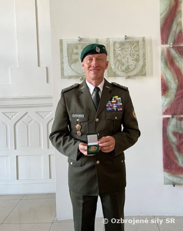 Štábny nadrotmajster Miroslav Štadler - 108-násobný darca krvi