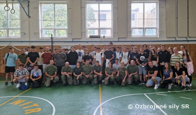 Vojaci spod Zobora medzi študentmi 