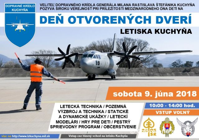 Deň otvorených dverí letiska Kuchyňa 2018