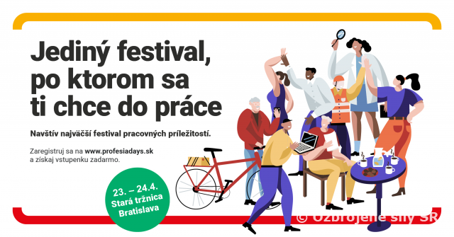 15. ročník najväčšieho festivalu príležitostí na Slovensku 