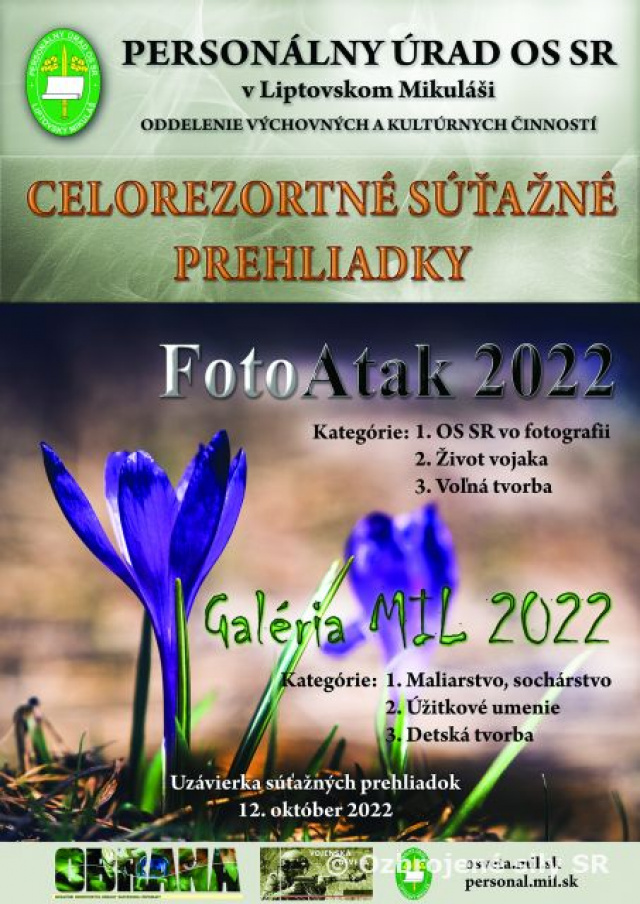 Vyhlásenie Celorezortných súťažných prehliadok 2022