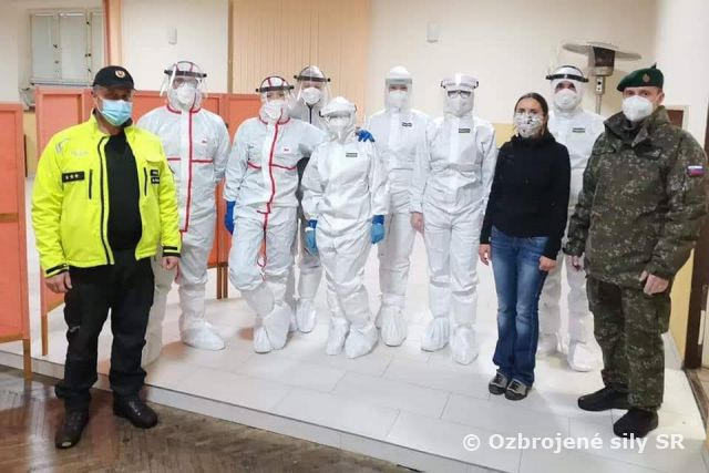 Príslušníci Personálneho úradu OSSR v operácii Spoločná zodpovednosť