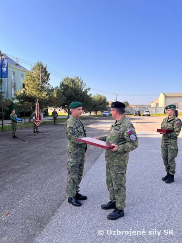 Rozlúčka s veliacim poddôstojníkom 21.mechanizovaného práporu Trebišov