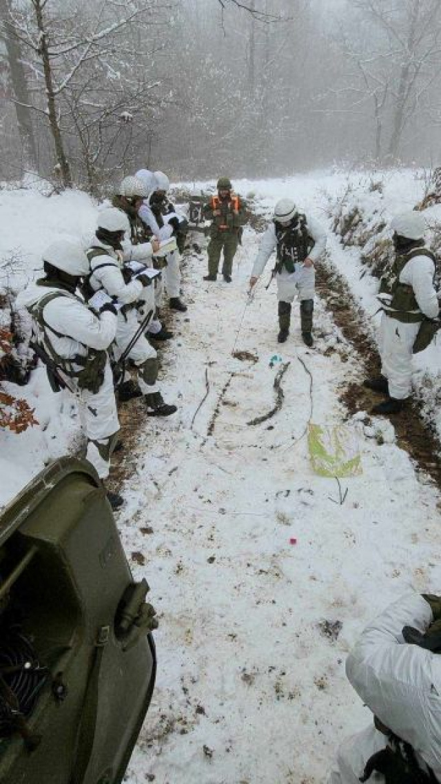 Zimné cvičenie WINTER WARDENS v centre výcviku Lešť