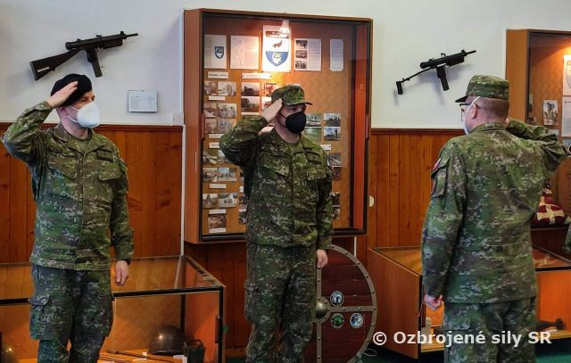 Prevzatie funkcie veliteľa 21. mechanizovaného práporu Trebišov