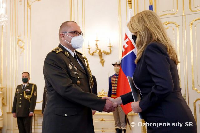 Vymenovanie veliteľa 2. mechanizovanej brigády do hodnosti brigádny generál