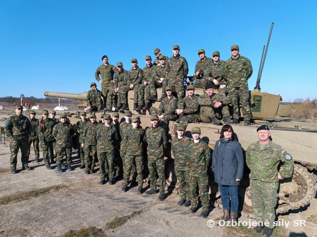 Exkurzia vojenskej triedy zo Sečoviec