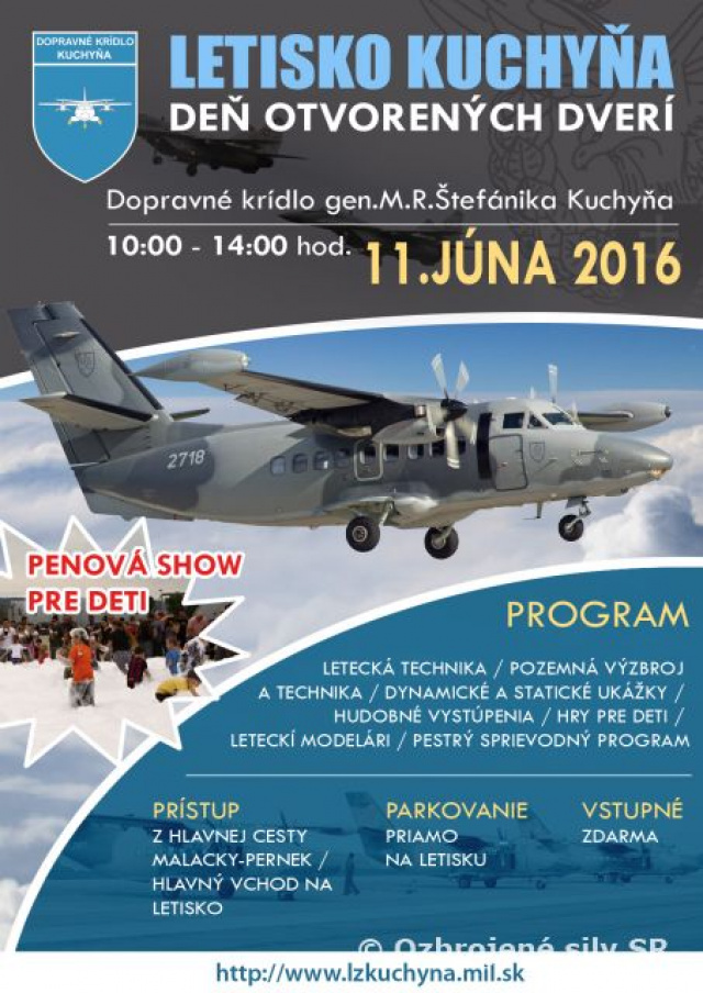 Deň otvorených dverí letiska Kuchyňa 2016