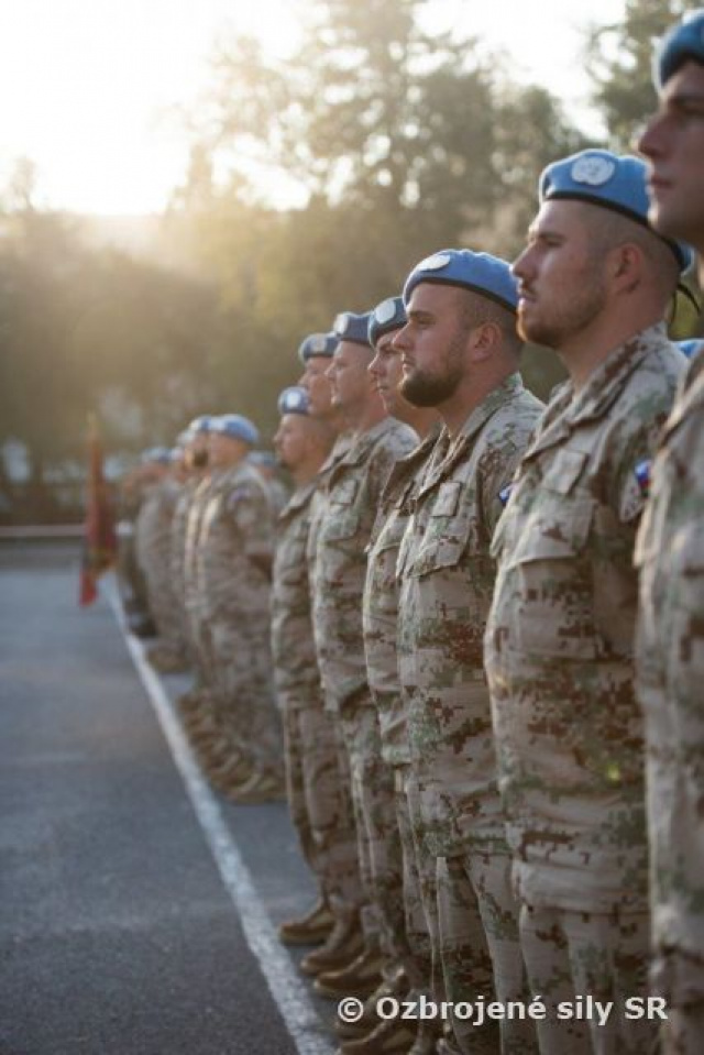 Slávnostná rozlúčka pri príležitosti rotácie personálu vo vojenskej operácii UNFICYP