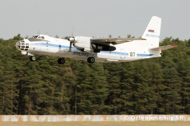 Pozorovací let OPEN SKY nad slovenským územím 