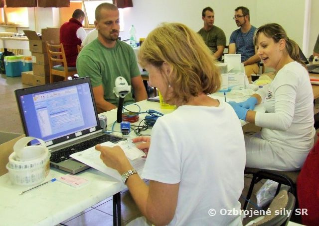 Letná kvapka krvi od ženistu