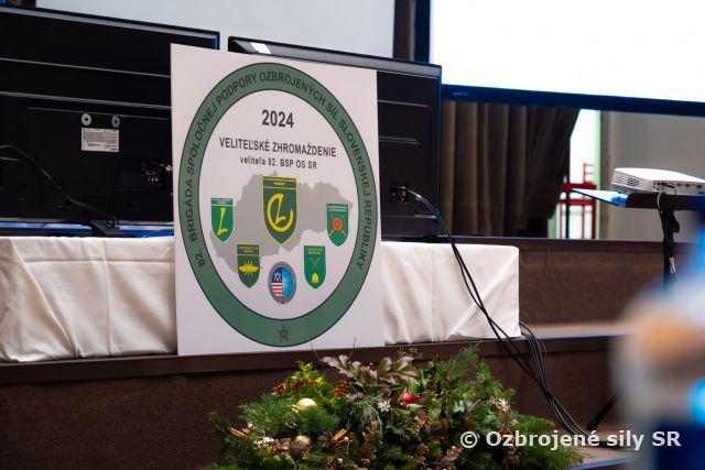 Veliteľské zhromaždenie veliteľa 82.brigády spoločnej podpory OS SR
