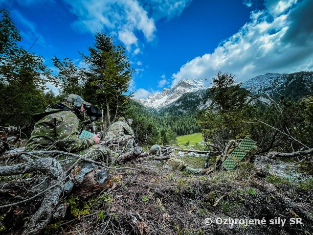 Medzinárodné cvičenie ostreľovačov vo vysokohorskom teréne
