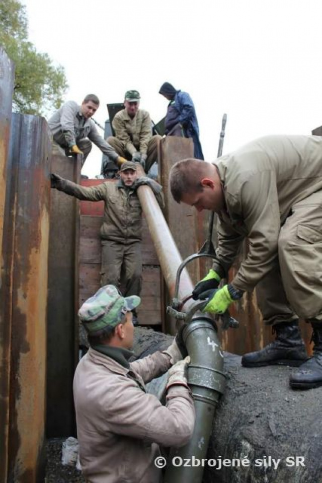 Ostrý zásah Centra potrubnej dopravy